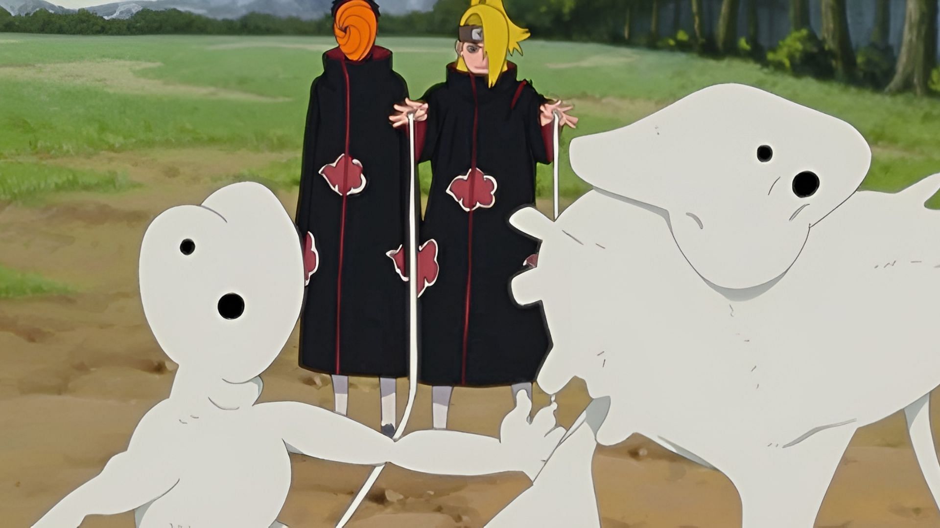 Still from Sasuke vs. Deidara (Image via Studio Pierrot)